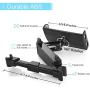 Car Headrest Mount/Tablet Holder Car Backseat Seat Mount/Tablet Headrest Holder Universal 360° Rotating Adjustable for All 6"-10.5" Tablet iPad iPad Air iPad Mini,Samsung Galaxy