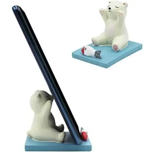 Amamcy Cute Bear Cell Phone Holder Stand, Smartphone Desk Holder for iPhone Xs/Max/XR/X/8/9 Plus/Google Pixel/Samsung Galaxy Note Amamcy Cute Bear Cell Phone Holder Stand, Smartphone Desk Holder for iPhone Xs/Max/XR/X/8/9 Plus/Google Pixel/Samsung Galaxy Note