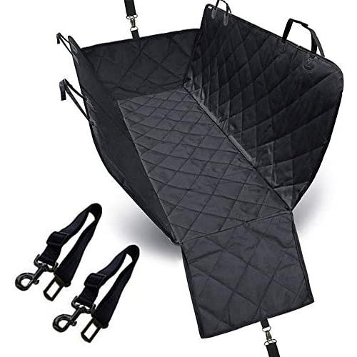 YUNNARL Dog Car Seat Covers 100% Waterproof Dog Seat Cover Nonslip Durable Scratchproof Pet Car Seat Cover Hammock Heavy Duty Convertible Pet Seat Cover for Cars, Trucks, SUV
