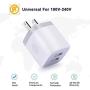 Wall Charger, USB Brick 3Pack 2.1A/5V Dual Port USB Plug Charger Cube Power Adapter Fast Charging Block for iPhone X 8 7 6 Plus 5S, iPad, Samsung Galaxy S8 S7 S6 Edge, LG, ZTE, Moto, Android Phone