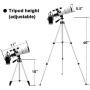 ToyerBee Telescope for Kids &Adults &Beginners,70mm Aperture 300mm Astronomical Refractor Telescope(15X-150X),Portable Travel Telescope with an Adjustable Tripod,A Phone Adapter&A Wireless Remote