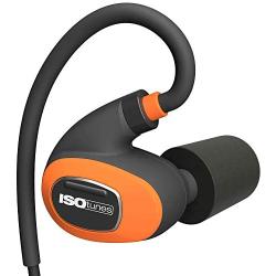 ISOtunes PRO 2.0 Bluetooth Earplug Headphones, 27 dB Noise Reduction Rating, 16+ Hour Battery, IP67 Durability, Noise Cancelling Mic, OSHA Compliant Professional Hearing Protector (Safety Orange)