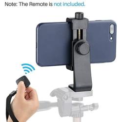 ORIbox Phone Tripod Stand Adapter Cell Phone Holder Mount Adapter, Fits iPhone, Samsung, and All Phones, Rotates Vertical and Horizontal, Adjustable Clamp