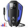 VacLife Air Compressor Tire Inflator, DC 12V Air Pump for Car Tires, Bicycles and Other Inflatables, Auto Portable Air Compressor for Car Tires with LED Light & 11.5 Feet Long Power Cord,Blue