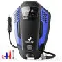 VacLife Air Compressor Tire Inflator, DC 12V Air Pump for Car Tires, Bicycles and Other Inflatables, Auto Portable Air Compressor for Car Tires with LED Light & 11.5 Feet Long Power Cord,Blue
