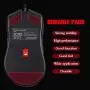 MOTOSPEED USB Wired 12000DPI Gaming Mouse Support Macro Programming, Adjustable RGB Backlit, 8 Adjustable DPI Mouse for PC, Laptop, Apple MacBook
