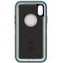 Otterbox Defender Series Screenless Edition Case for Iphone Xs & Iphone X - Retail Packaging - Big Sur (Pale Beige/Corsair)
