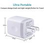 Adaptive Fast Charging Wall Charger Adapter, Charger Heads One-Port USB Plug Charging Block Cube Charger Compatible iPhone Xs/XR/X, 8/7/6, Samsung, Tablet, Moto, Google Pixel, LG, More Cell Phone
