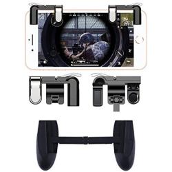 PUBG Fortnite Mobile Game Controller - | New Version | Sensitive Shoot and Aim Trigger Fire Buttons | L1R1 Joysticks Game Controller for PUBG/Fortnite of Survival Gaming Triggers for iOS and Android
