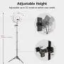10.2 inch Selfie Ring Light with Tripod Stand & 2 Phone Holders, Anbes Dimmable Led Camera Ringlight for Photography/Makeup/Live Stream Video/YouTube, Compatible with iPhone/Android 10.2 inch Selfie Ring Light with Tripod Stand & 2 Phone Holders, Anbes Dimmable Led Camera Ringlight for Photography/Makeup/Live Stream Video/YouTube, Compatible with iPhone/Android