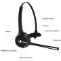 AIKELA Trucker Wireless Bluetooth Headset with Microphone, Mute Function, Charging Base, Bluetooth 5.0, 17H Clear Talk Time, On Ear Bluetooth Headphones for Cell Phones, Skype, PC, Office and Home AIKELA Trucker Wireless Bluetooth Headset with Microphone, Mute Function, Charging Base, Bluetooth 5.0, 17H Clear Talk Time, On Ear Bluetooth Headphones for Cell Phones, Skype, PC, Office and Home