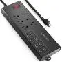 Power Strip,QOLIXM Surge Protector with 6 AC Outlets & 8 USB Ports (5V/10A),1625W/13A,6 Feet Long Extension Cord for Multiple Devices Smartphone Tablet Laptop Computer Power Strip,QOLIXM Surge Protector with 6 AC Outlets & 8 USB Ports (5V/10A),1625W/13A,6 Feet Long Extension Cord for Multiple Devices Smartphone Tablet Laptop Computer