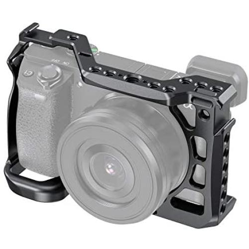 SMALLRIG Cage for Sony Alpha A6600/ILCE 6600 Mirrorless Camera with Cold Shoe Mounts - CCS2493