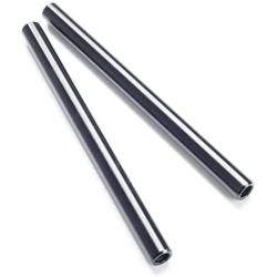 Movo Photo PT8 Set of Two Aluminum 15mm Rods for DSLR Camera Rail System (8")