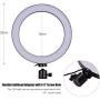 3T6B Selfie Ring Light, 8" LED Desktop Live Light with Tripod Stand & Phone Holder Selfie Fill Light Ring Light Desktop Makeup for Live Streaming & YouTube Video Photography