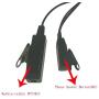DONG Covert Acoustic Tube 2-Pin Walkie Talkie Earpiece + 3.5MM 1 Pin Plug MIC Headset for Mobile Phone - Compatible with Walkie Talkie Kenwood BaoFeng Puxing Wouxun Hyt TYT 3.5MM Phone