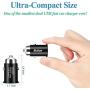USB Car Charger[2-Pack],Bralon 4.8A Aluminum Alloy Car Charger Adapter 2 USB Port Fast Car Charging Mini Flush Compatible with iPhone Xs Max XR X 7 6,iPad Air 2/Mini 3,Galaxy Note S10/S9/S8 and More