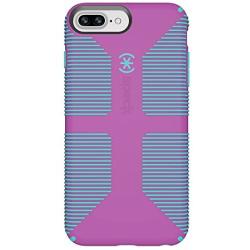 Speck Products CandyShell Grip Cell Phone Case for iPhone 8 Plus/7 Plus/6S Plus/6 Plus - Beaming Orchid/Mykonos Blue