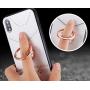 Cell Phone Finger Ring Holder, GREATQIQI Sparkle Diamond Phone Kickstand, 360° Rotation Metal Ring Grip Stand for Phones and Tablets (Rose Gold)