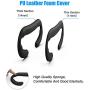AMVR Facial Interface Bracket & PU Leather Foam Face Cover Pad Replacement & Anti-Leakage Nose Pad & Protective Lens Cover Comfort Set for Valve Index Headset