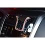 Universal Car Phone Holder Bling Rhinestone Crystal Phone Bracket for Car Air Vent Mount Clip, Stylish Sparkling Shiny Cell Phone Holder for iPhone/Samsung Car Holder (Pink)