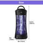 pzqzmar Bug Zapper Indoor-Mosquito Zapper Electric Mosquito Killer for Home, Patio