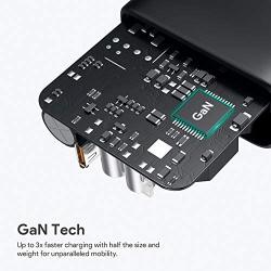 USB C Charger AUKEY 60W PD 3.0 Charger [ GaN Power Tech ] Power Delivery Wall Charger Fast Charger with Foldable Plug for MacBook Pro/Air, Dell XPS 13, HP Spectre, iPhone 11 Pro Max, iPad Pro and More