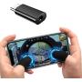 KMNIC Play Nonstop The pubg Game with 3.5mm Adapter Headphone Earphone Jack Aux Adapter for Type C Device. with Gaming Anti-Sweat Breathable Touch Finger Gloves for Mobile Phone Games.