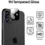 [3 Pack] OUNIER Camera Lens Protector for iPhone 11 Camera Films Metal Frame 9H Tempered Glass Protection Easy Install High Definition Anti-Scratch Compatible with Apple iPhone 11 Camera Film(6.1)