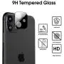 [3 Pack] OUNIER Camera Lens Protector for iPhone 11 Camera Films Metal Frame 9H Tempered Glass Protection Easy Install High Definition Anti-Scratch Compatible with Apple iPhone 11 Camera Film(6.1)