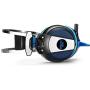 KOTION EACH GS500 Professional 3.5mm PC Stereo Gaming Headset, Bass Headphones, Comfortable Headband with in-line Mic, Integrated Microphone, LED Light for PS4 PC Computer Laptop Mobile Phones (Blue)