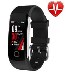 L8star Fitness Tracker, Continuous Heart Rate Monitor IP67 Waterproof Smart Activity Tracker with 6 Sports Mode,Sleep Monitor,Pedometer Smart Wrist Band for Women Men