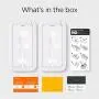 Spigen Tempered Glass Screen Protector [Glas.tR EZ Fit] Designed for iPhone 8 Plus [5.5 inch] [Case Friendly] - 2 Pack