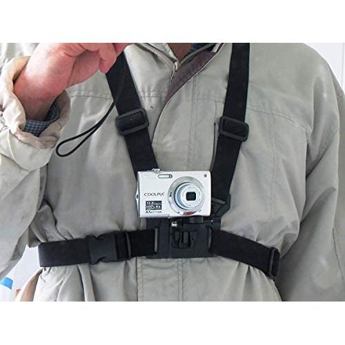 3 in 1 Mobile Phone, Camera, Action Cam Chest Mount Harness Strap Holder Band, Used for Action Sports, Capture Best Moments (Samsung, iPhone, GoPro, Yi, Sjcam, All Digital Cameras Etc)