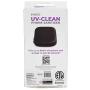 Homedics UV-Clean Phone Sanitizer | Faster Than Any UV Sanitizer On The Market | Kills Up to 99.9% of Bacteria & Viruses at The DNA Level | Mercury and Chemical Free (Black)