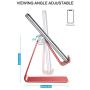 Adjustable Cell Phone Stand, OMOTON Desktop Cell Phone Stand Tablet Stand (Red)