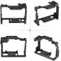 Andoer Camera Cage Stabilizer, Aluminum Alloy Video Film Movie Making Camera Video Cage 1/4 Inch Screw with Cold Shoe Mount for Sony A7II/A7III/A7SII/A7M3/A7RII/A7RIII