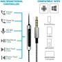 DEIVVOX D0218 Wired Earbuds with Microphone in Ear Headphones - Volume Control Mic - Balanced Sound with Extra Bass - Earphones Noise Isolating - Headset for Cell Phones Samsung Sony LG - Jack 3.5 mm