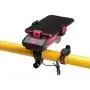 XUNXING 4 in 1 4000mA Rechargeable Bike Cellphone Mount Front Light Super Bright Power Bank Motorcycle Bicycle Mobile Phone Holder Mounting with High 130DB Bell