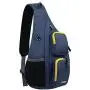 WANDF Sling Bag One Strap Backpack Travel Crossbody Backpack Water-Resistant
