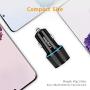 USB C Fast Car Charger Adapter,PD&QC3.0 36W Fast Charging,Compatible with Samsung Galaxy S20/S20 Plus/S20 Ultra/S10+/10e/S9,Note 10/10 Plus/9,Google Pixel 4xl/3a/3, with 3.3ft USB-C Cable