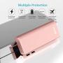 BONAI Portable Charger, USB Power Bank 10,000mAh External Battery Pack and Flashlight Compatible iPhone X 8 6 7 Plus 6s 8 iPad Samsung Galaxy S8 S7 Note 8 Phone Smartphones Tablet - Rose Gold