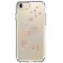 Speck Products Presidio Clear + Print Cell Case for iPhone 7 -ChalkyFloral Purple/Clear