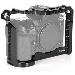 SMALLRIG Camera Cage for Panasonic Lumix DC-S1 and S1R with Cold Shoe and NATO Rail CCP2345