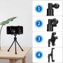Ipad Tripod Mount, Ipad stand tripod,Phone Floor Stand, Height Adjustable 20 to 67 Inch Tablet Stand for Ipad, Ipad Pro 12.9, 11 and Others Within 5.5-12.9 Inch, Carrying Case and Mini Stand Includeed