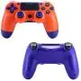RONSHIN Wireless Controller, for PS4/Slim Controller Bluetooth 4.0 Mobile Gamepad with Light Bar Blue Camouflage Gifts for Boys