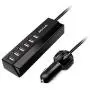 Car Charger Adapter, Jelly Comb 6 USB Multi Ports Car Charger, 65W Rapid Car Charger with Smart Identification for Cell Phones, Tablets and Other USB Devices Car Charger Adapter, Jelly Comb 6 USB Multi Ports Car Charger, 65W Rapid Car Charger with Smart Identification for Cell Phones, Tablets and Other USB Devices