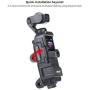 ULANZI OP-7 Osmo Pocket Accessory Mount Extended Housing Case, Vlogging Tripod Mount Holder with Mic Cold Shoe Mount 3 Go Pro Interface 1/4-20 Screw for DJI Osmo Pocket Film Videomaking
