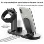 OLEBR 3 in 1 Charging Stand Compatible with iWatch Series 5/4/3/2/1, AirPods and iPhone Xs/X Max/XR/X/8/8Plus/7/7 Plus /6S /6S Plus(Original Charger & Cables Required) Black