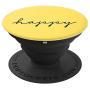 Happy - Inspirational and Motivational Quote PopSockets Grip and Stand for Phones and Tablets